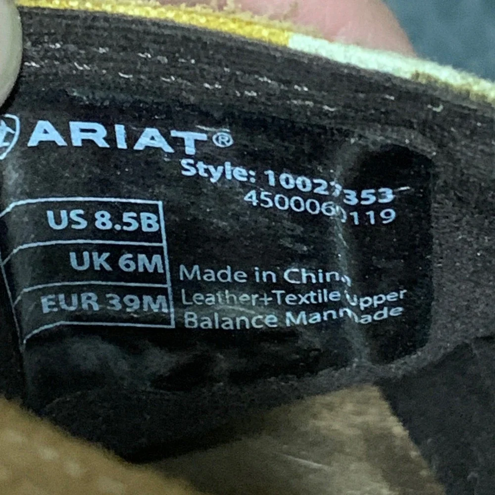 Ariat very good